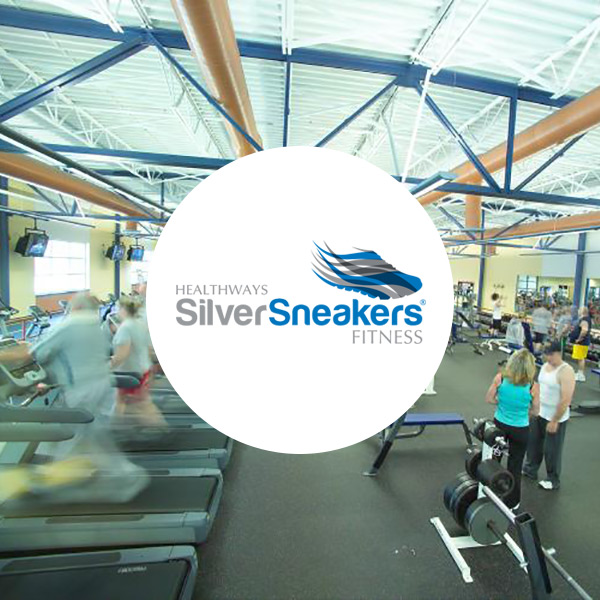silver sneakers image