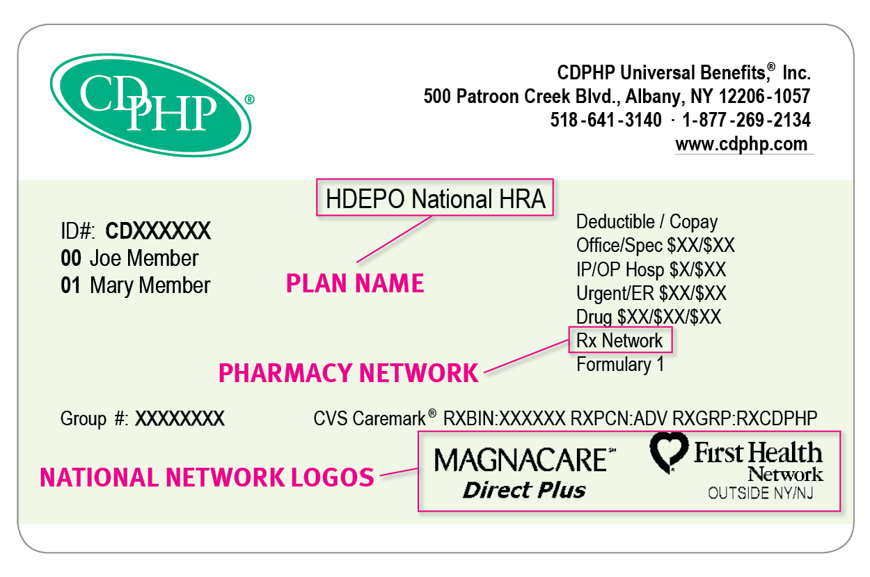 cdphp member id card
