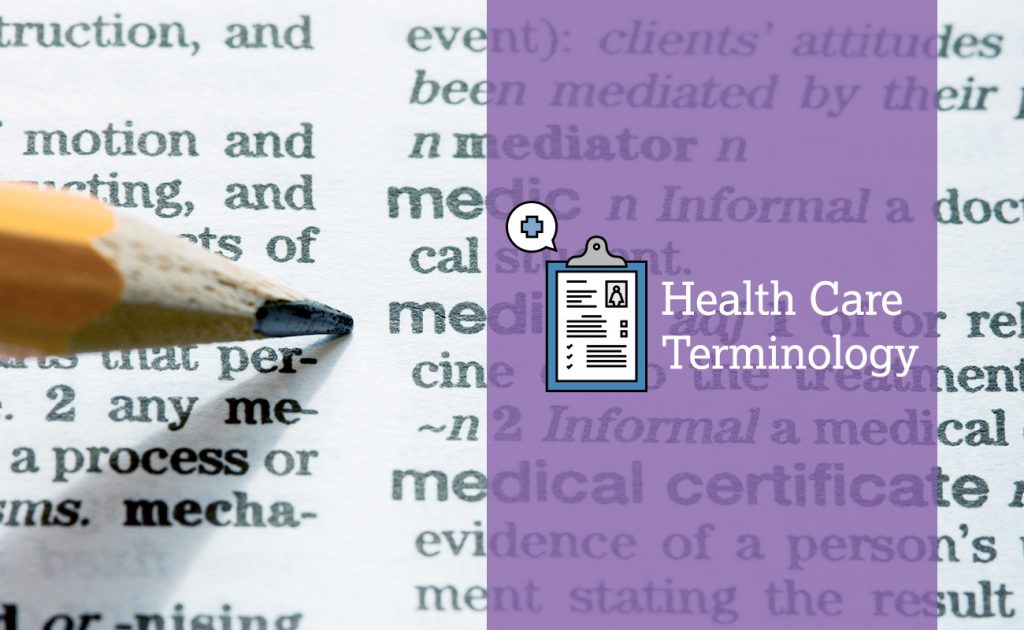 Health Care Terminology